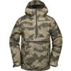 Volcom Brighton Pullover Anarok - Giacca da snowboard con cappuccio, Camouflage S5, Medium