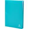 Exacompta - Rif. 85103E - 1 portalistino OPAK - 100 buste goffrate antiriflesso - 200 facciate - per formato A4 - dimensioni 24X32cm - copertina in polipropilene flessibile- colore azzurro