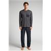 Intimissimi Pigiama Lungo In Cotone Stampa Check Naturale