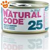 Natural Code 25 Cat Adult al Pollo e Sardine in Jelly - Lattina Da 85 Gr