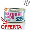 Natural Code 25 Cat Adult al Pollo e Sardine in Jelly - Lattina Da 85 Gr - CONFEZIONE RISPARMIO