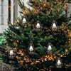 DOITOOL 10Pcs Mini Lanterna Lanterna Lampada a Olio Vintage Appesa Lanterna a Cherosene Lanterna Casa Delle Bambole in Miniatura per Micro Paesaggio Ornamento Decorazioni per Feste di