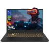 ASUS TUF F17 Gaming Laptop, Intel Core i7-13620H, 16 GB DDR5 RAM, 1 TB PCIe SSD, display FHD da 17,3, Nvidia GeForce RTX 4060, tastiera QWERTZ a 1 zona, Windows 11 Home, grigio