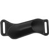 QUARKZMAN Fodero Pelle Coltello da Cintura 6.7 x 2.5 Fodero Pelle Pu con Passante Cintura Trasporto Orizzontale Coltello Pieghevole Arrampicata, Campeggio, Ciclismo Ed Escursionismo, Nero