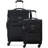 DELSEY PARIS Sky Max 2.0 Softside Bagaglio Espandibile con Ruote Spinner, nero, Carry-on 21 Inch, Sky Max 2.0 Softside Bagaglio Espandibile Con Ruote Spinner