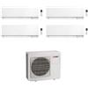 Mitsubishi Electric CLIMATIZZATORE MITSUBISHI KIRIGAMINE ZEN QUADRI SPLIT 9000+9000+12000+12000+MXZ-4F72VF R-32 WI-FI
