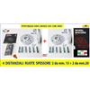 Athena KIT 4 DISTANZIALI RUOTA 3 FORI mm. 16 + 20 con Bulloni per SMART 450 451 452