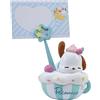 Hello Kitty And Friends Yume Sanrio Pochacco Party Time Memo Stand - Simpatica clip da scrivania Sanrio con design cappuccino | Regali anime per ragazze e collezionisti Sanrio