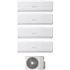 Hermann Saunier Duval Condizionatore Climatizzatore Hermann Saunier Duval Quadri Split Inverter R-32 VivAir Lite 9000+9000+9000+18000 BTU Con SDH1-080MNA4O Wi-Fi Integrato