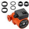 VEVOR Pompa di Circolazione in Ghisa LPS25-6S/130, 1/8 HP, 220-240 V, 55 LPM, Pompa di Circolazione per Acqua Calda, Attacco Filettato, Regolazione a 3 Velocità, per Impianto di Riscaldamento
