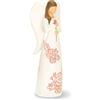 Cloonke Statue e statuette di angelo Warm Embrace, figura da collezione di angeli, figure di angelo custode, statuetta dipinta a mano scolpita a mano con rose My Love Angel