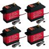 RCMALL 4PCS DS3225 25KG Servo Digitale Impermeabile Metal Gear 25T Braccio per RC Cr...
