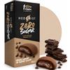 1 Attimo in Forma Biscotti al Cioccolato Hedonist Zero Sugar Ripieni con Crema al Cioccolato Senza Zuccheri Aggiunti, Merendine al Cioccolato Perfette per Snack e Pausa Dolce - 150g