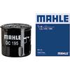 MAHLE Filtro olio Filtro ad avvitamento OC 195 Compatibilità con PEUGEOT 207 WA, WC 208 I Hatchback CA, CC 2008 Station Wagon CU, RENAULT CLIO II BB0/1/2, CB0/1/2 Clio IV Hatchback BH