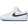 NIKE Court Borough Low RECRAFT (PS), Sneaker, White/Black, 31.5 EU