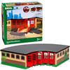 BRIO World - Gran Deposito per Treni, Accessorio Pista Trenino, Set Costruzioni in Legno, Compatibile con Tutti i Prodotti BRIO, Giocattolo per Bambini 3+ Anni