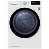 LG RH90V5AV5N Asciugatrice Smart a Carica Frontale 9kg, Serie V9, Classe A++, Condensazione con Pompa di Calore DUAL Inverter, Eco Hybrid, Condensatore Autopulente, Allergy Care, Wi-Fi, Bianca