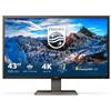 Philips P Line 439P1/00 LED display 108 cm (42.5'') 3840 x 2160 Pixel 4K Ultra HD LCD Nero