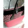O bag Borsa Nuova Originale O bag - Col. CORALLO Int. NERO Manici NERO con BORDO