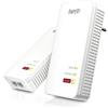 AVM FRITZ!Powerline 1240 AX WLAN Set 1200 Mbit-s Collegamento ethernet LAN Wi-Fi Bianco 2 Pezzi