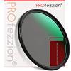 PROfezzion Filtro Polarizzatore 52mm CPL per Nikon D3300 D3200 D5300 D5500 con Obiettivo Kit AF-S 18-55mm, per Fujifilm X-M5 X-A7 X-T50 X-T30 con Obiettivo Kit XC 15-45mm e altri Obiettivi da 52mm