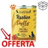 Unipro Dog Rustico Pollo con Pasta e Carote - Lattina Da 400 Gr - CONFEZIONE RISPARMIO