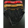 nike Slip mutande intimo UOMO Nike Underwear BRIEF Graphic 3 PACK Slip Nero cotone