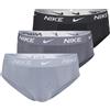 nike Slip mutande intimo UOMO Nike Underwear BRIEF Graphic 3 PACK Slip U91 cotone