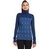 Kilpi Maglietta intima da sci Kilpi Jannu donna, blu scuro/grigio