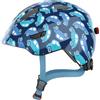 Abus Smiley 3.0 LED, casco da bici, junior, blue car
