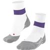 Falke RU Compression Stabilizing, calze da running, donna, bianco/lilla