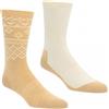 Kari Traa Ragna, calze da trekking, donna, 2 paia, giallo chiaro