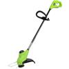 Greenworks G24LT25 Tagliabordi a Batteria per Giardini Piccoli e Medi, Ampiezza di Taglio 25cm, Filo di Nylon da 1,65mm con Autofeed, SENZA Batteria 24V e Caricabatterie, Garanzia 3 Anni