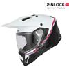 Acerbis Casco Moto Adventure Acerbis ASSAULT Bianco Nero
