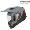 Acerbis Casco Moto Adventure Acerbis ASSAULT Nero Arancione Fluo