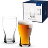 Villeroy & Boch Purismo Bicchieri da Birra, Set da 2, Cristallo, Trasparente, 650 ml