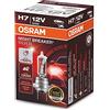 OSRAM NIGHT BREAKER SILVER H7, 100% di luce, lampada da proiettore alogena, 64210NBS, 12V, auto, scatola (1 lampada)