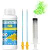 WEILAOK Tracciante Perdite Acqua, Rilevatore Perdite Piscina, Tracciante Aria Condizionata Auto, Rilevamento Fluoresceina Universale con Siringa per Ispezione Condizionatori, Piscine, Tubazioni e Auto, 100ml