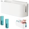 VIQIHEOE Organizer per Letto da Appendere, Organizer Sospeso per Letto con 2 Ganci Rimovibili, Organizzatore per Letto Sospeso in Plastica, per Ufficio, Dormitorio, Letto a Castello(Verde)
