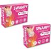 SOLUSIA Swampy Integratore Menopausa elimina gonfiore sudorazione vampate stanchezza regolarizza attività ormonale Passiflora Kudzu Garcinia Cambogia Cimifuga Trifoglio rosso Agnocasto Vitamine (2)