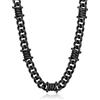 Bandmax Collana Uomo Catena Cubana con Spine - Larghezza 5/7/9/12 MM, Lunghezza 40-55 CM, Oro/Nero/Acciaio Inossidabile - Catenina Grossa Stile Hip Hop Punk per Uomini Donne Antiscolorimento