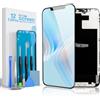 GULEEK Display per iPhone 12/12 Pro, Schermo LCD FHD 6,1, Touch Screen Integrato