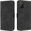 OKZone Cover per Xiaomi Poco M3/Redmi 9T/Redmi 9 Power, Custodia a Libro in Pelle Protettiva Folio Portafoglio con Chiusura Magnetica e Slot per Carte Wallet Case Flip Cover (Nero)