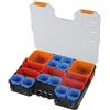 BETA 2080/V17 - Valigia Organizer con 17 Vaschette Portaminuteria Asportabili, Robusto Coperchio Antifuoriuscita e Dimensioni 310x255 mm