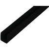 Alberts 498979 Profilo a U | Plastica nera | 1000 x 18 x 10 mm | Confezione da 11