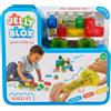 GOLIATH Costruzioni Jelly Blox Mattoncini Morbidi Traslucenti - Kit Veicolo 35 Pezzi Assortiti