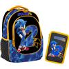 MARICART Sonic The Hedgehog Kit Zaino Ovetto E Astuccio 3 Zip