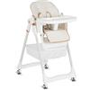 MONI Seggiolone Lindo Bianco Con Gift