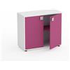 GIODIARREDA Mobile Scuola Kubò Bianco 2 Ante H 75 cm. Fucsia - Conforme CAM - REGISTRATI! SCOPRI ALTRE PROMO