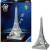 RAVENSBURGER Puzzle 3D Iconics Tour Eiffel Led
